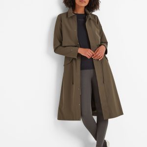 SUM342 Green Womens Alva Waterproof Coats
