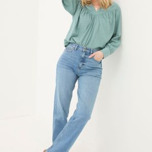 SUM387 Light Vintage Blue Comfort Straight Jeans